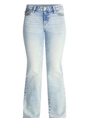 Extended Tab Bootcut Jeans for Juniors Women from No Boundaries